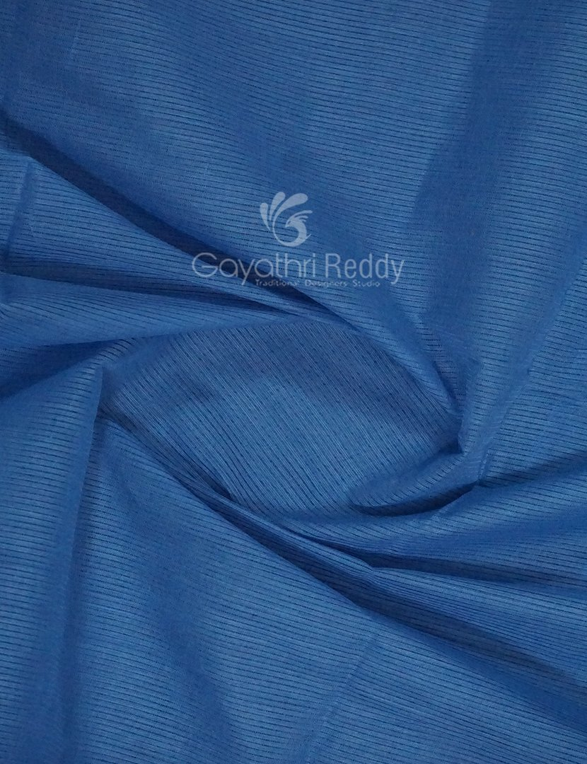 Dual Shades of Blue Pure Mangalgiri Cotton By Gayathri Reddy Designer Studio