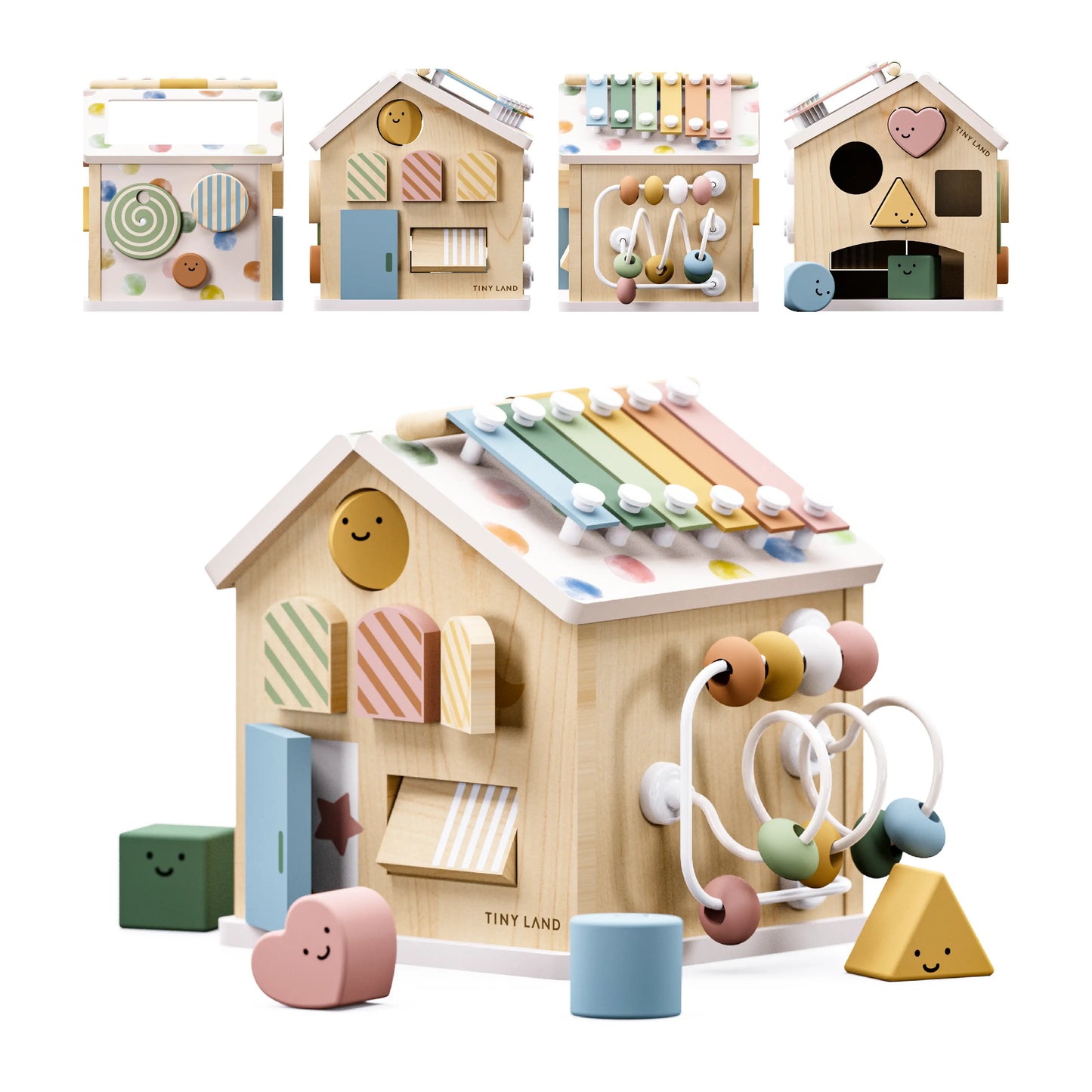 Complete Development Playset ā Baby Walker + Activity Cube