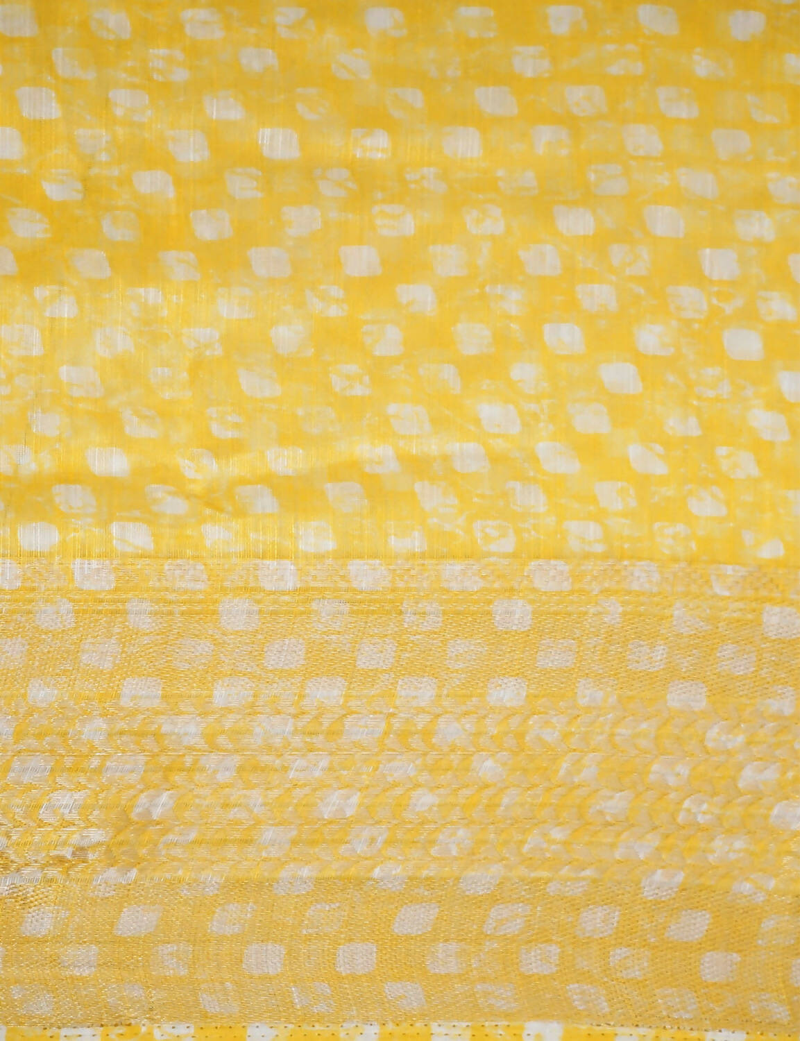 Vibrant Combination Of Light Yellow With Floral Design Semi Chanderi Saree By Gayathri Reddy Designer Studio