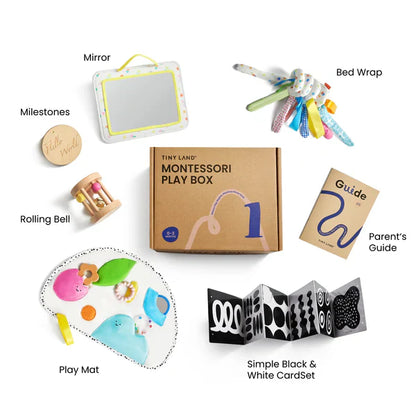 Tiny Land® Montessori Complete Baby Set (0-24 months)