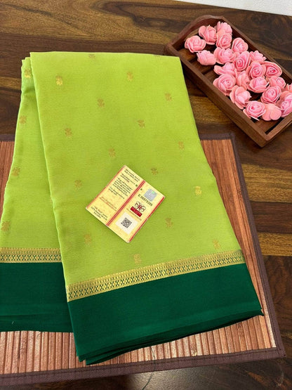 100gm Thickness Pure Mysoore Silk Saree
