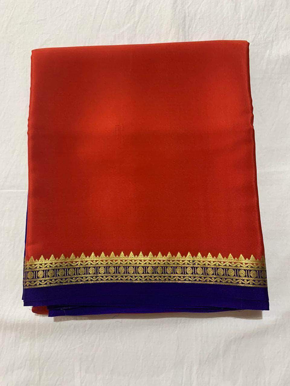 100gm Thickness Pure South Silk Saree