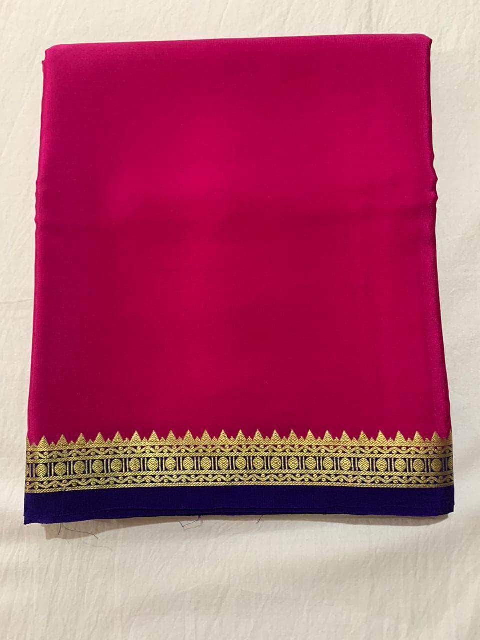 100gm Thickness Pure South Silk Saree