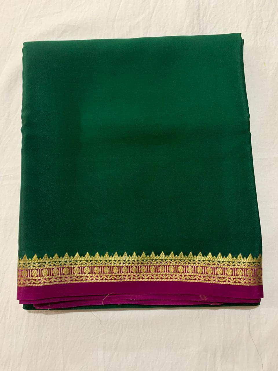 100gm Thickness Pure South Silk Saree