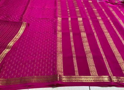 100Grm Thickness Pure South Silk Saree