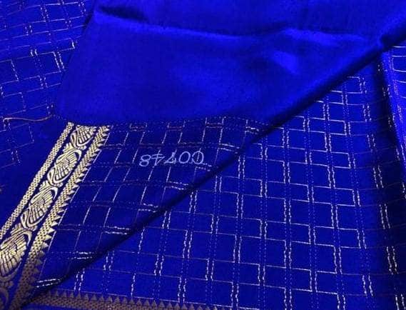 100Grm Thickness Pure South Silk Saree