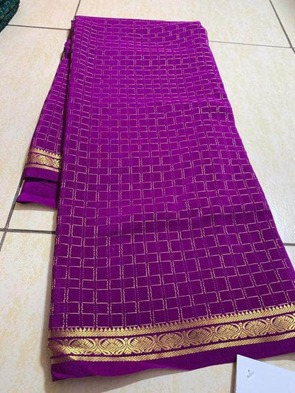 100Grm Thickness Pure South Silk Saree