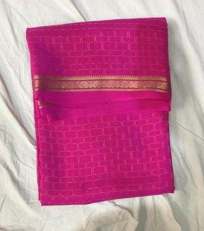 100Grm Thickness Pure South Silk Saree