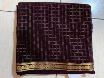 100Grm Thickness Pure South Silk Saree