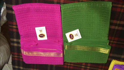 100Grm Thickness Pure South Silk Saree