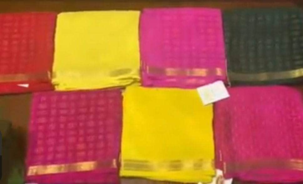 100Grm Thickness Pure South Silk Saree