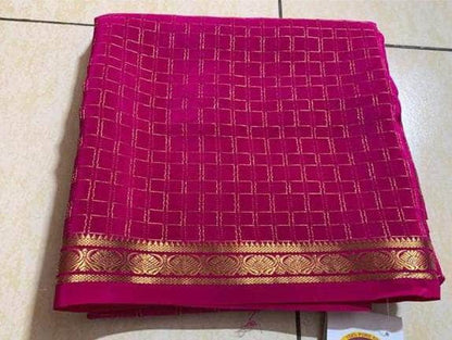 100Grm Thickness Pure South Silk Saree