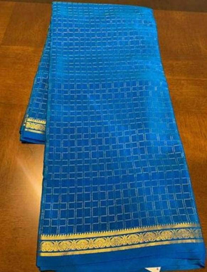 100Grm Thickness Pure South Silk Saree