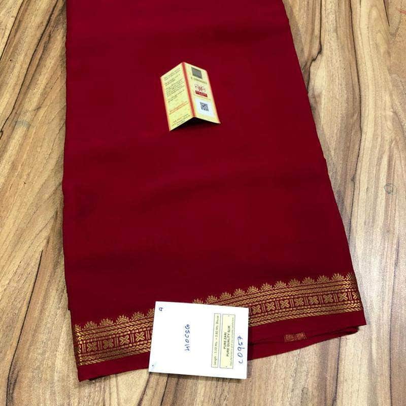 100Grm Thickness South Silk Saree