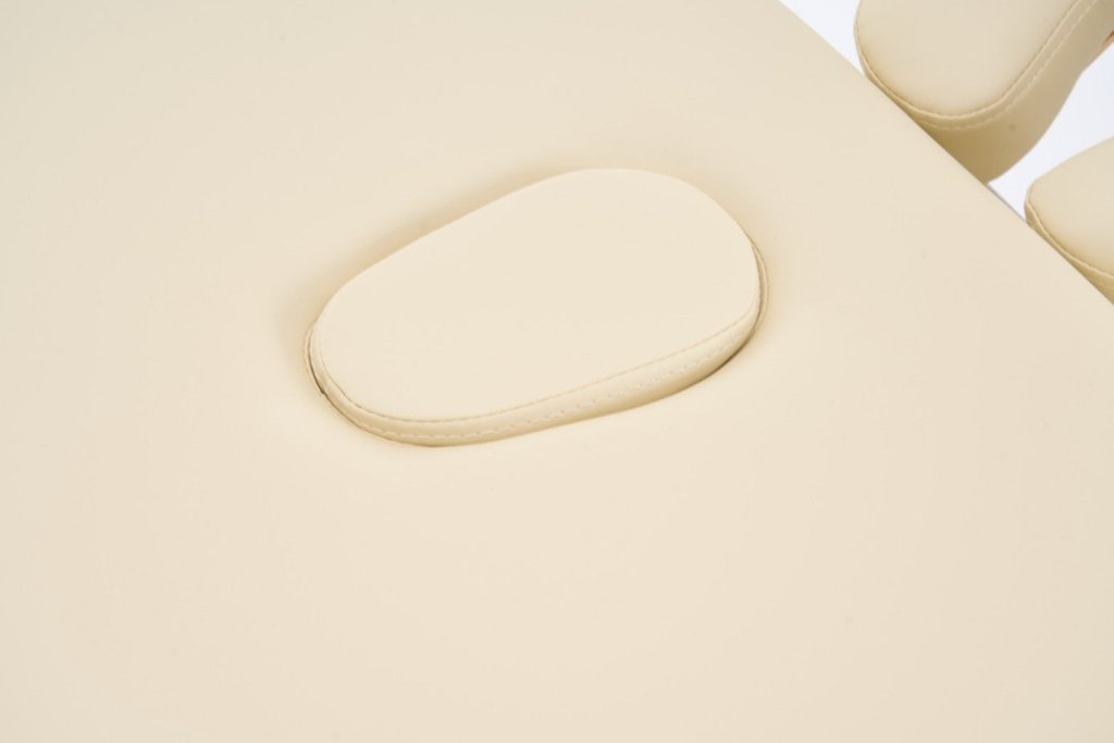 5'' 2 Section wooden Greenlife ® Portable Massage Table Black / Cream