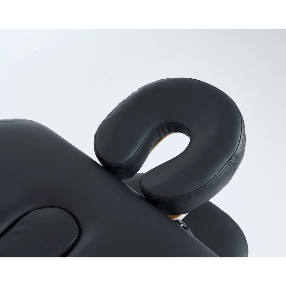 5'' 2 Section wooden Greenlife ® Portable Massage Table Black / Cream