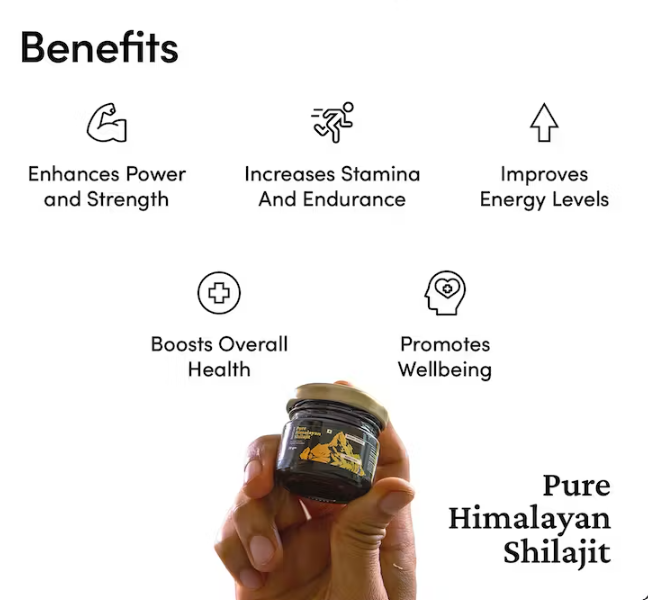 Himalayan Shilajit Resin - Authentic, Pure & Premium Quality - 20g