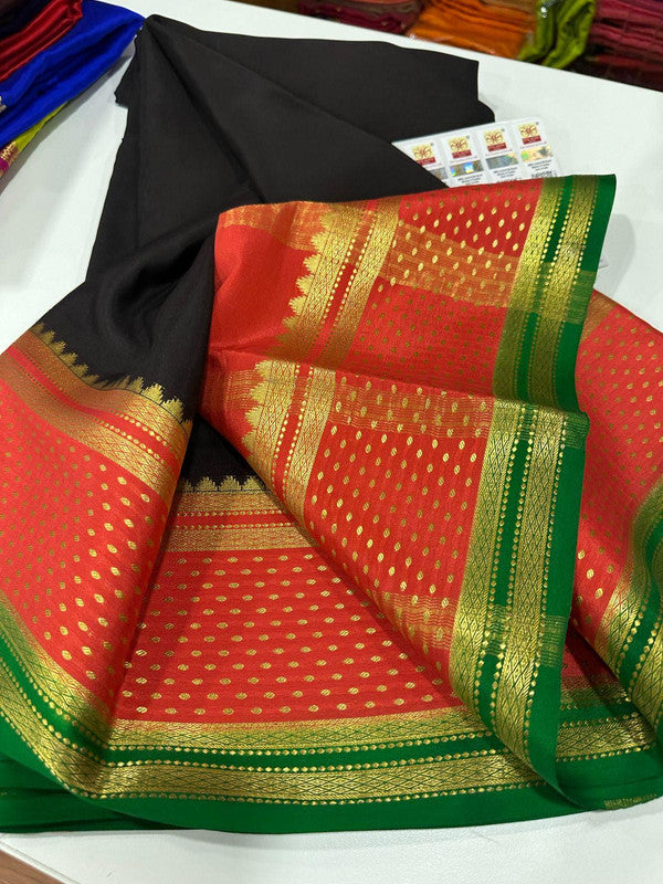 120g Pure Mysore Silk Mark Certified Exclusive Saree