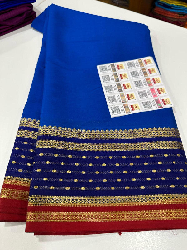 120g Pure Mysore Silk Mark Certified Exclusive Saree