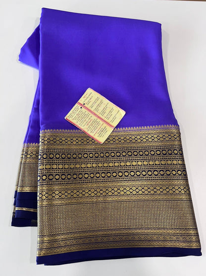 120gm Thickness Pure Mysoore Silk Saree