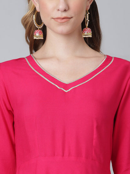 Khushal K Gotta Patti Kurta with Palazzos & With Dupatta