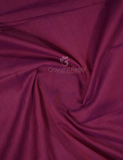 Kalanetha Magenta Pink Colour Zari Kanchi Style Pure Narayanpet Cotton Saree By Gayathri Reddy Designer Studio