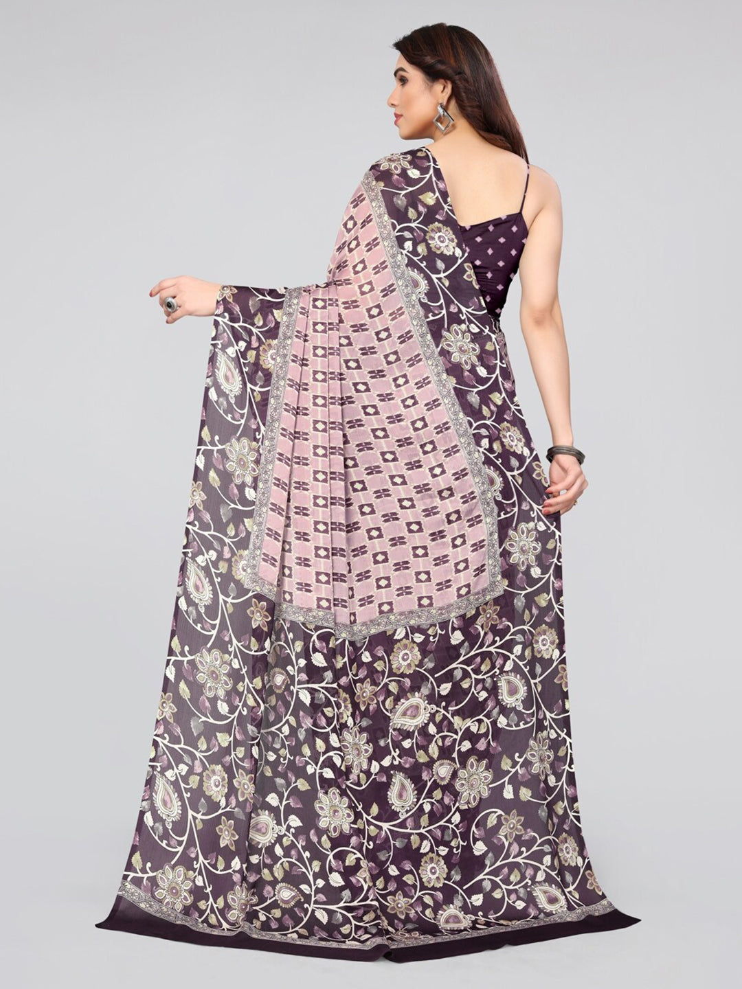 Kalini Floral Printed Saree