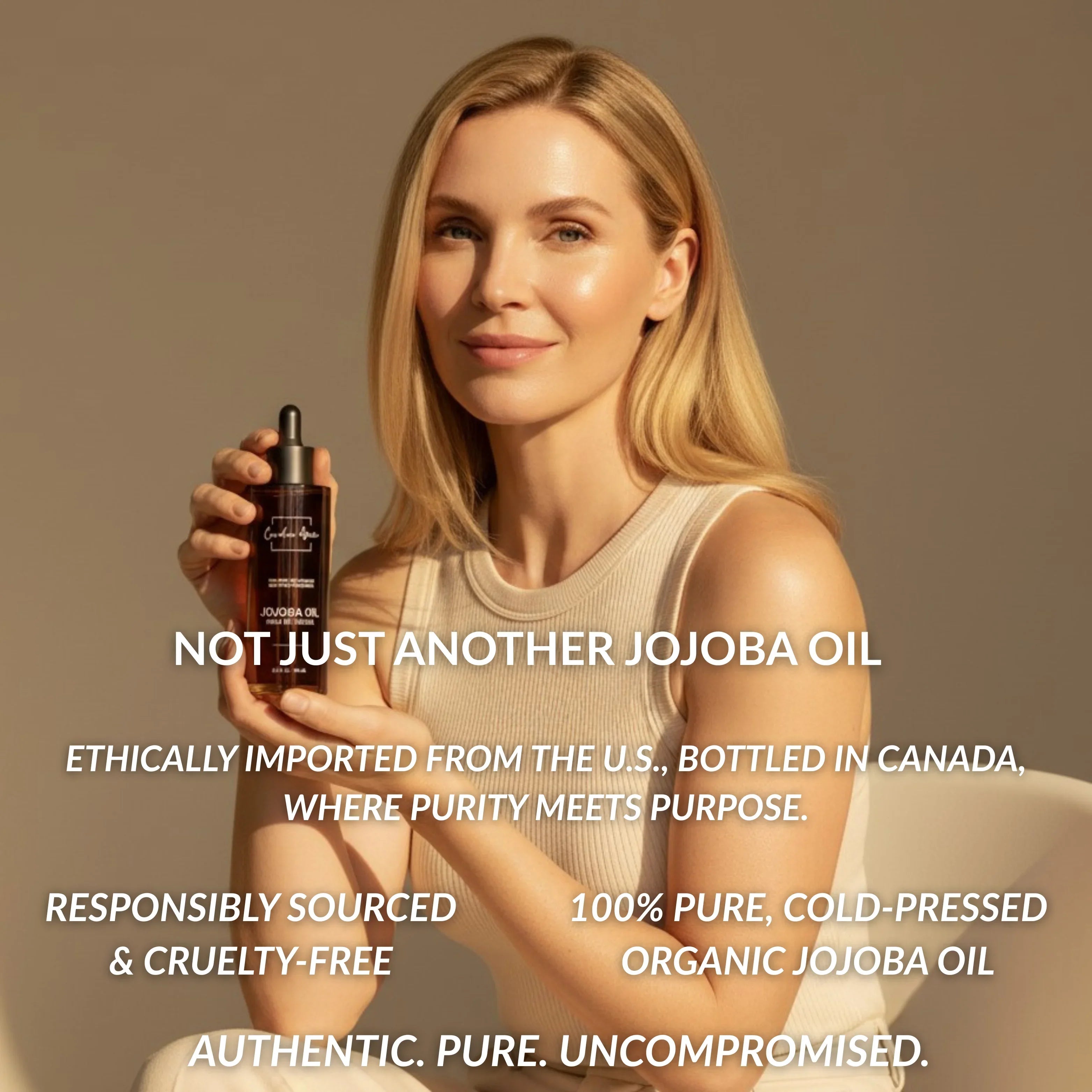 Canadian Grace 100% Organic Jojoba Oil – Cold-Pressed, Pure & Premium for Skin Hydration & Healthier, Fuller-Looking Hair