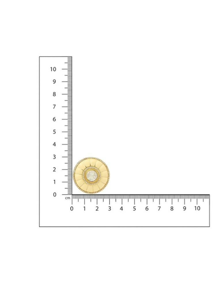 Women's Kundan Pearl earrings - Ruby Raang