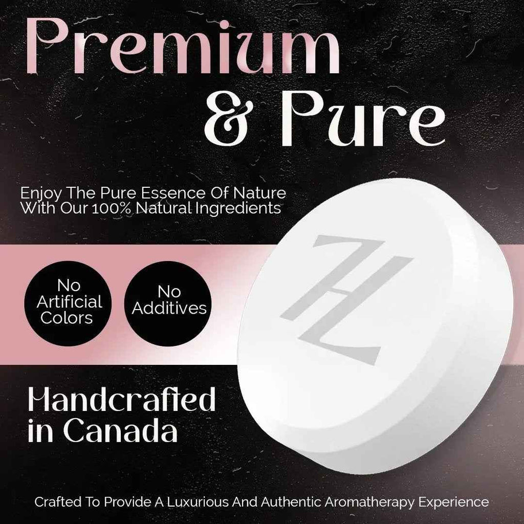 Zen & Hearth Shower Steamers Gift Set for Women – 6 Pack Natural Aromatherapy Shower Bombs for Self-Care and Relaxation