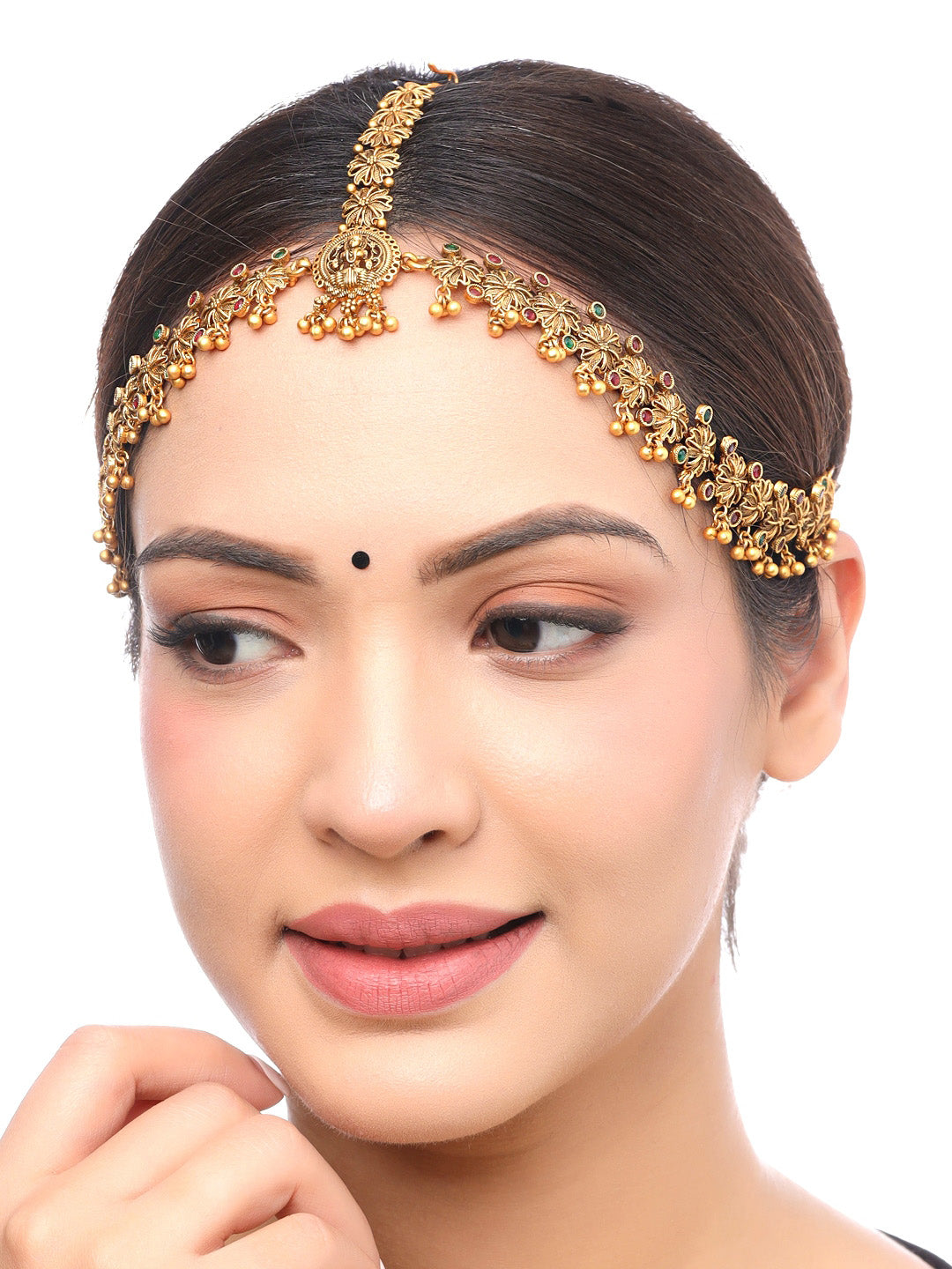 Yellow Chimes Women Gold Head Jewellery