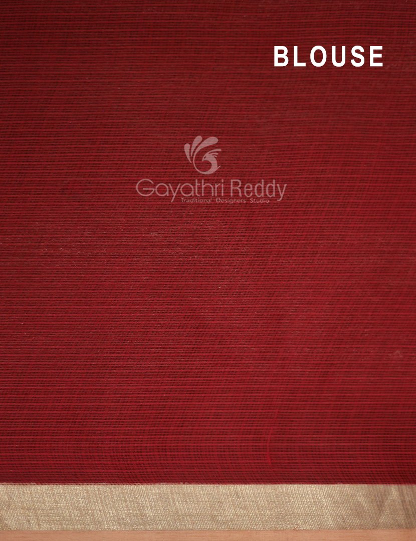 Shades of Light Chikoo Colour With Patola Design Pure Kota Cotton Saree By Gayathri Reddy Designer Studio