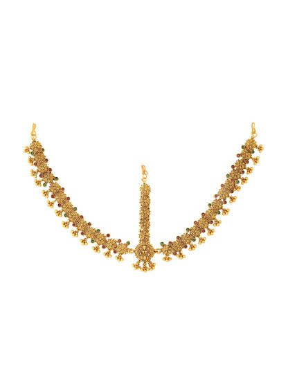 Yellow Chimes Women Gold Head Jewellery