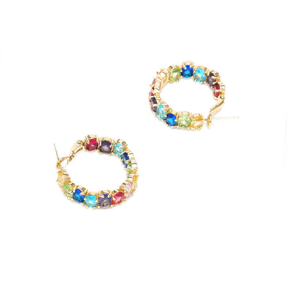 Multi Loops Gold Plated- Ruby Raang