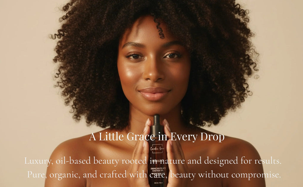 Canadian Grace 100% Organic Jamaican Black Castor Oil – Pure, Cold-Pressed & Authentic for Hair Growth & Skin Nourishment
