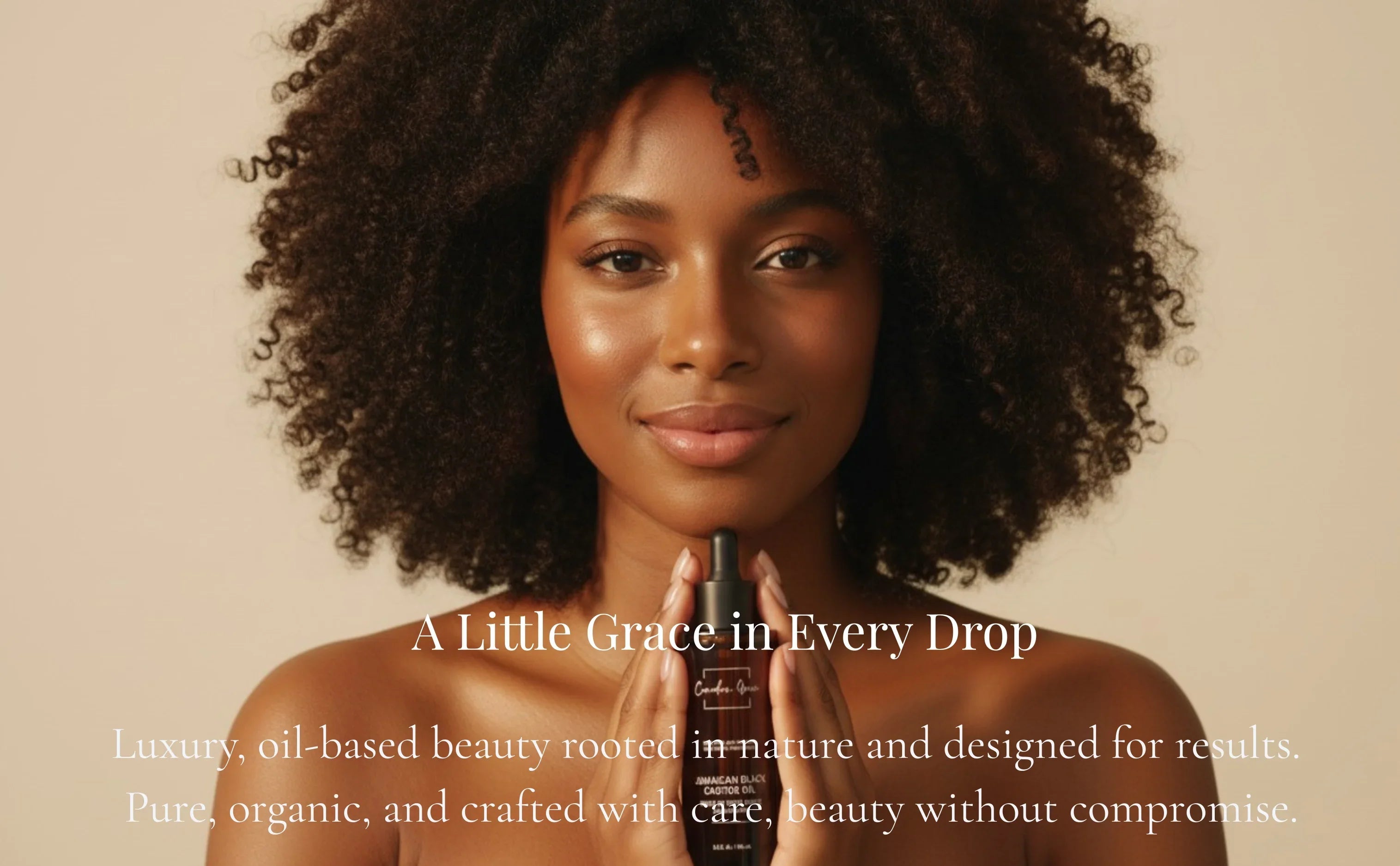 Canadian Grace 100% Organic Jamaican Black Castor Oil – Pure, Cold-Pressed & Authentic for Hair Growth & Skin Nourishment