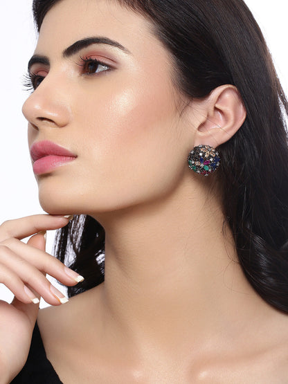 Shoshaa Multicoloured Circular Studs