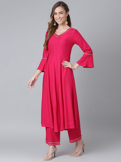 Khushal K Gotta Patti Kurta with Palazzos & With Dupatta