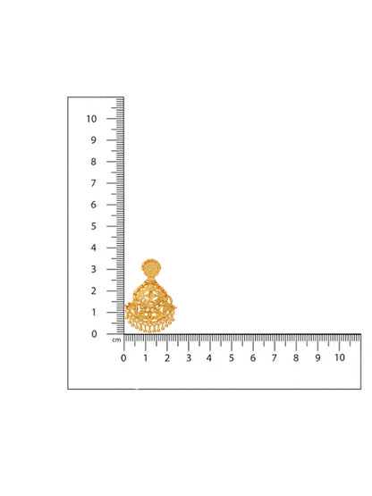 Ruby Raang Traditional Gold Earrings