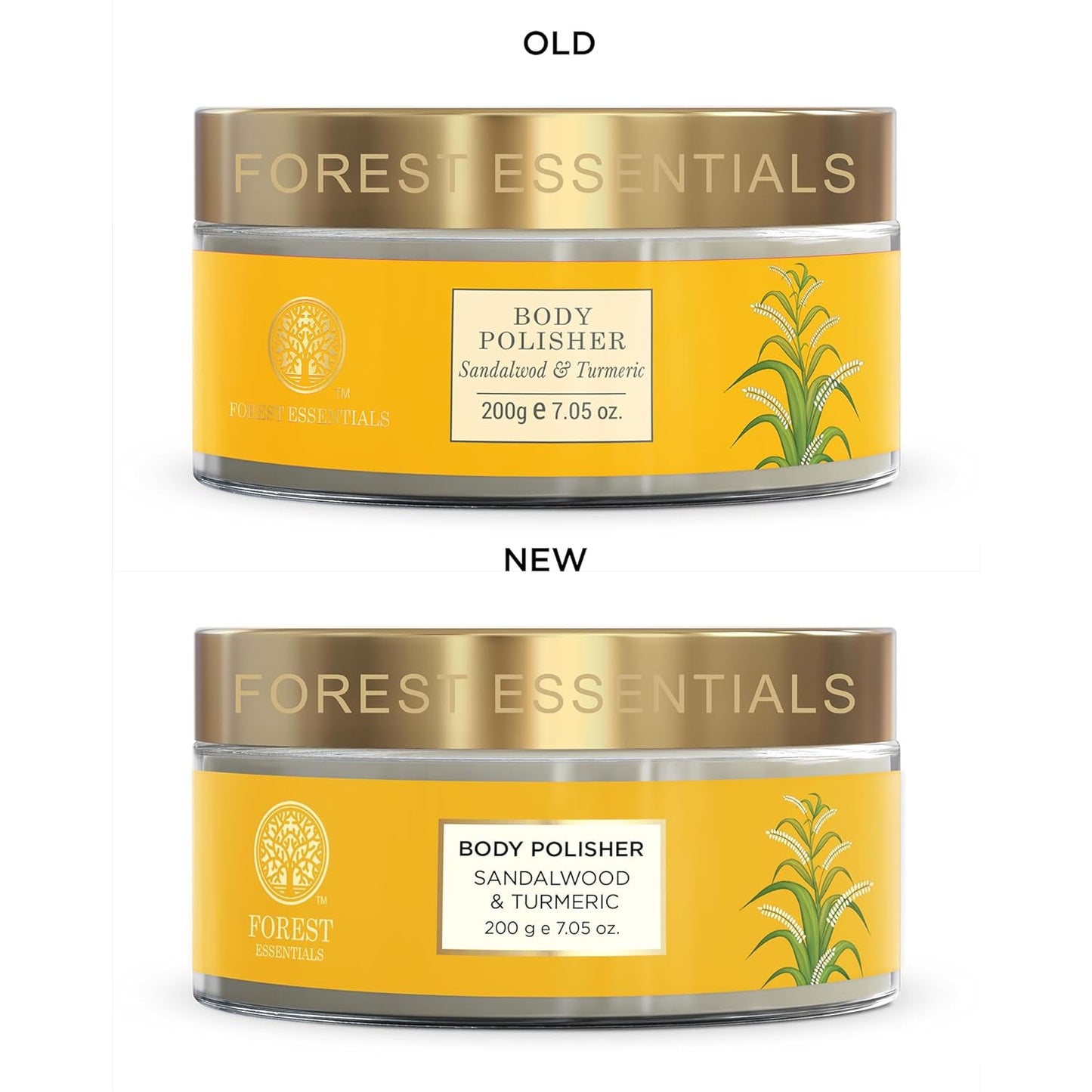 Forest Essentials Body Polisher Sandalwood & Turmeric