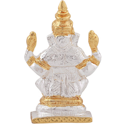 Estele Gold-Polished Spiritual Lord Bal Ganesha Idol for Gifts & HouseWarming/Home/Office Decors