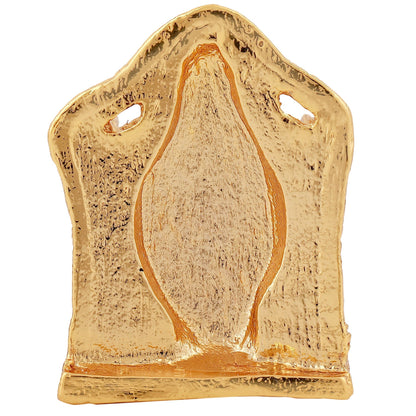 Estele Gold-Polished Lord Tirupati Balaji Idol Showpiece for Pooja Mandir/ Home Decorative