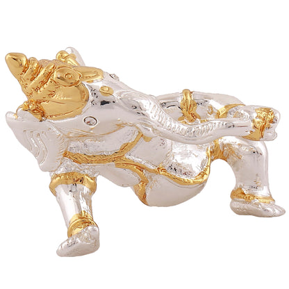 Estele Gold-Polished Spiritual Lord Bal Ganesha Idol for Gifts & HouseWarming/Home/Office Decors