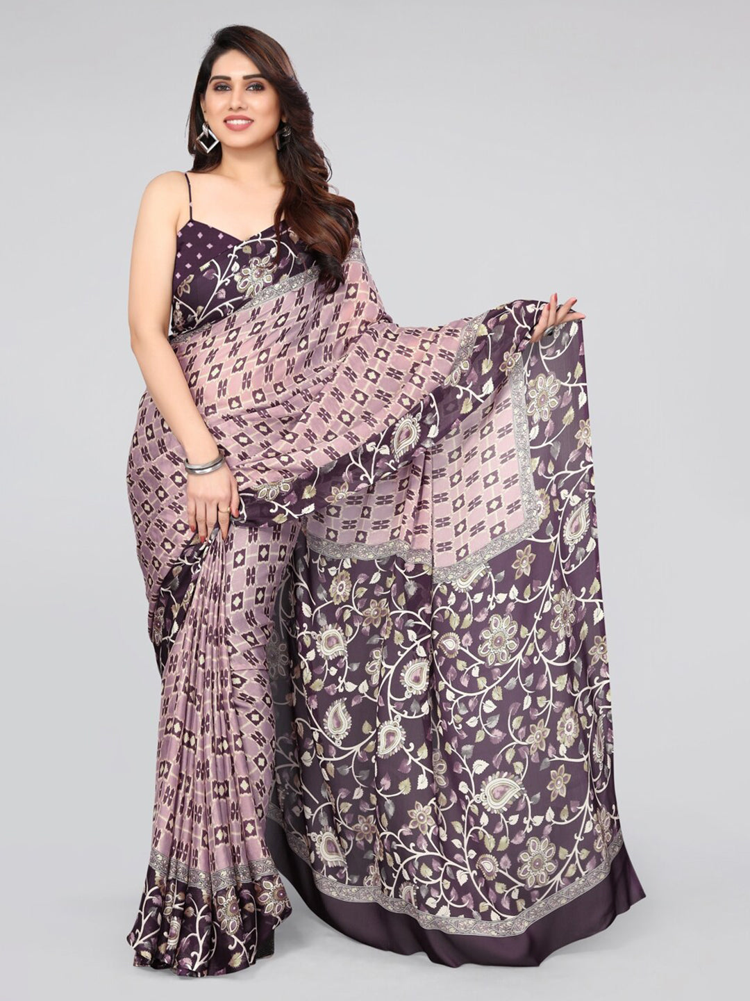 Kalini Floral Printed Saree