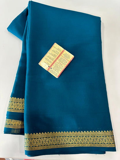 90 gm Thickness Pure Mysoore Silk Saree