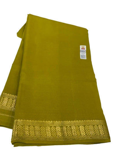 90 gm Thickness Pure Mysoore Silk Saree