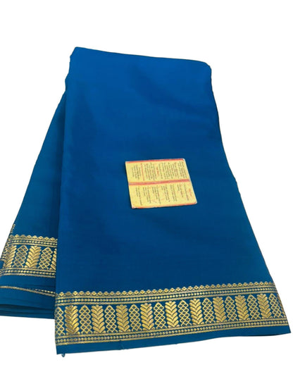 90 gm Thickness Pure Mysoore Silk Saree