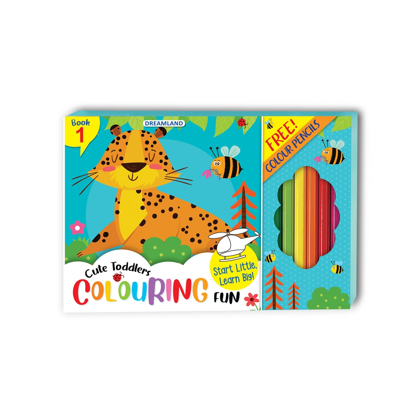 Dreamland Publications Cute Toddlers Colouring Fun Book 1 for Kids