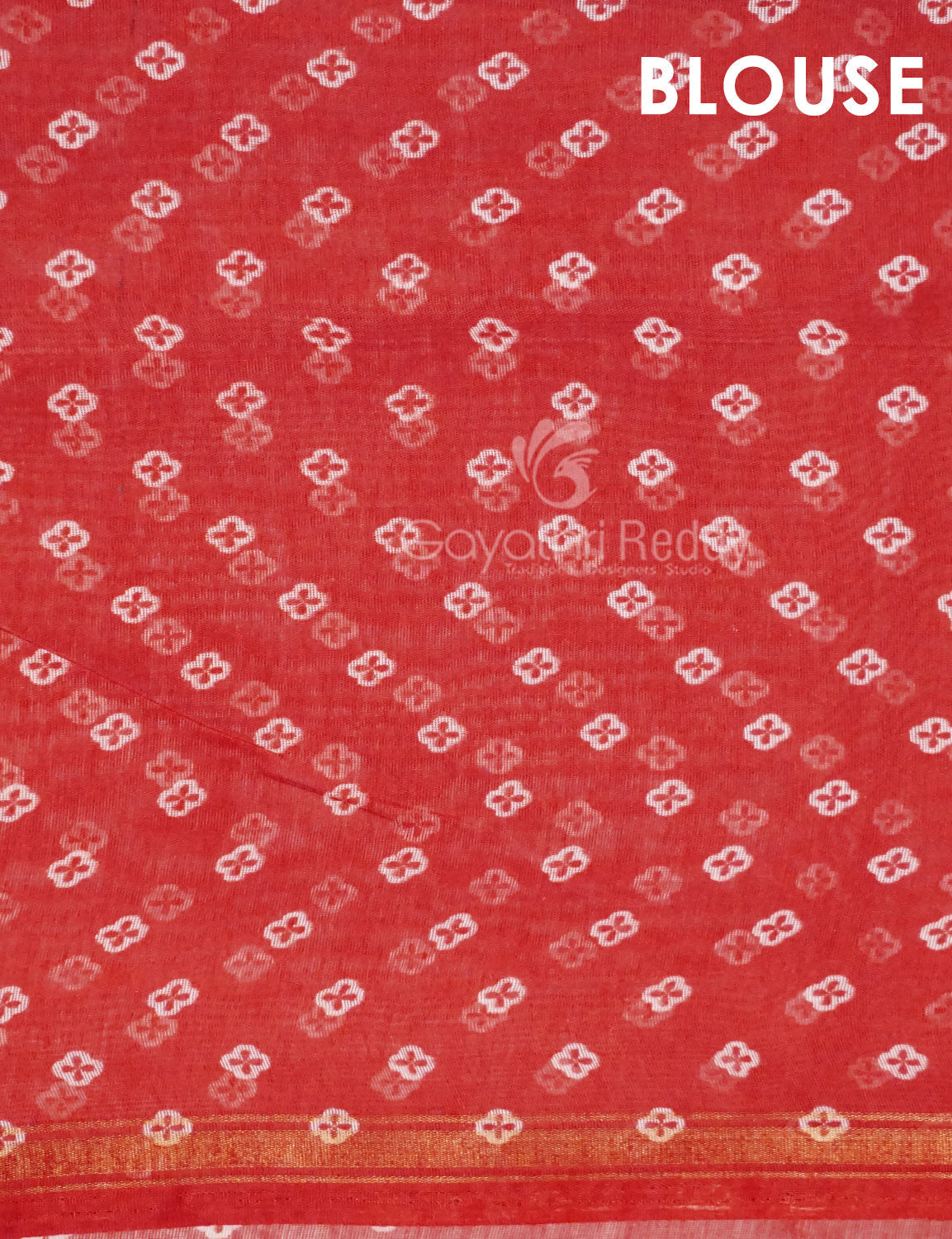 Shades of Tomato Mix Orange Colour Floral Design Semi Chanderi Saree By Gayathri Reddy Designer Studio