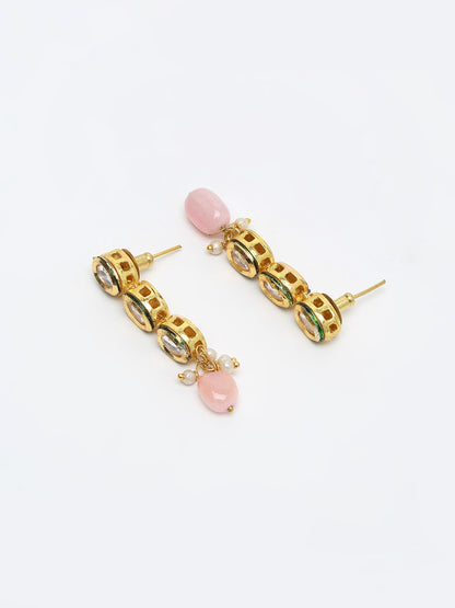 Kundan Earrings - Ruby Raang